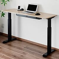 Amazon | [山善] 電動昇降デスク スリム 昇降式 幅100×奥行50×高